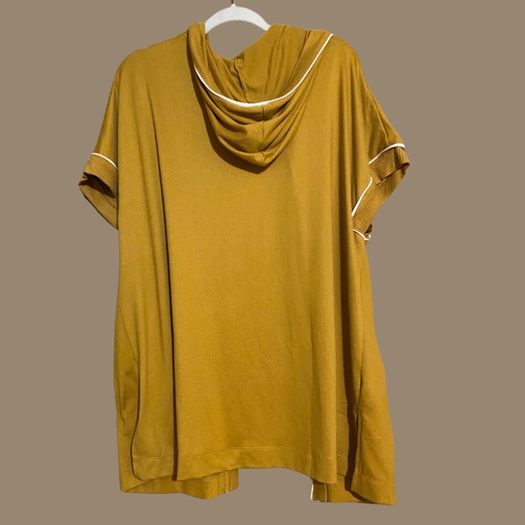 Koolaburra by UGG Cloud Jersey Short Sleeve Cardigan-Chai Tea - Picture 4 of 10